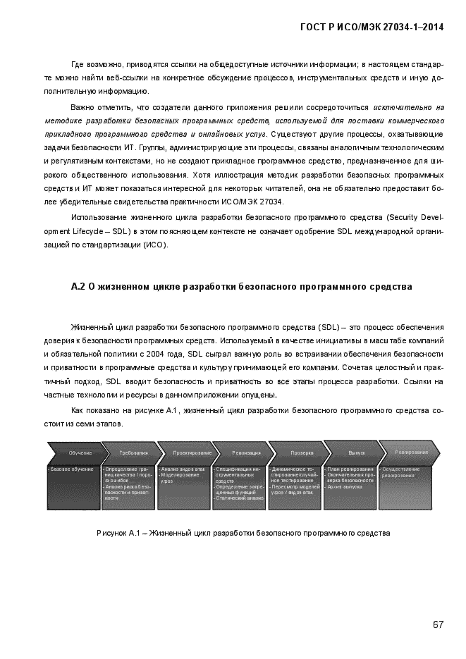 ГОСТ Р ИСО/МЭК 27034-1-2014, страница 85.
