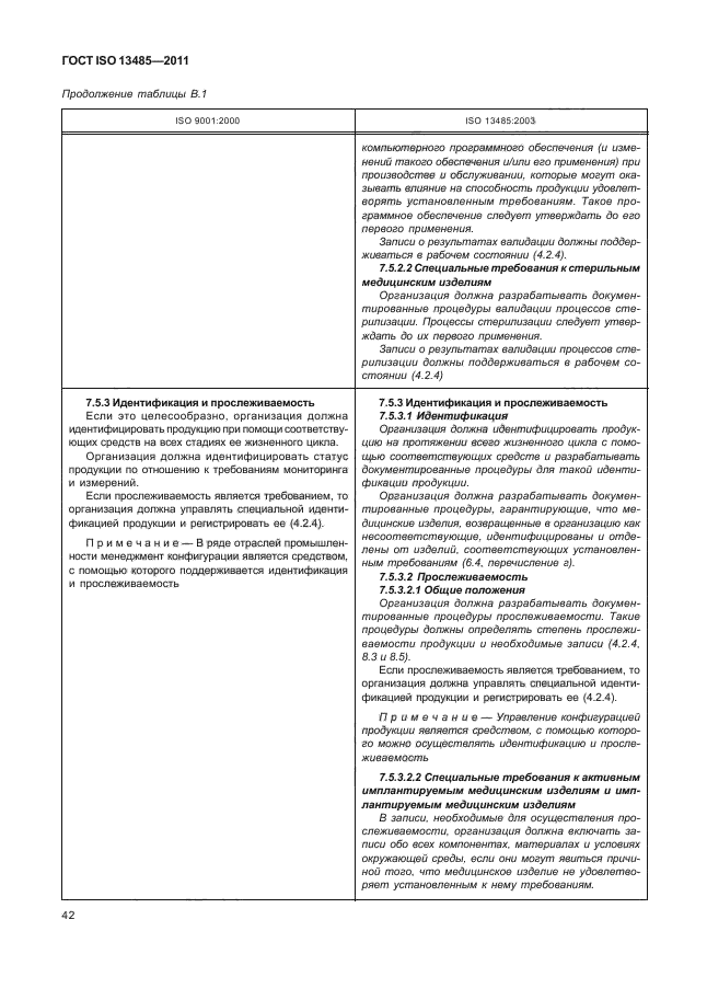 ГОСТ ISO 13485-2011, страница 46.
